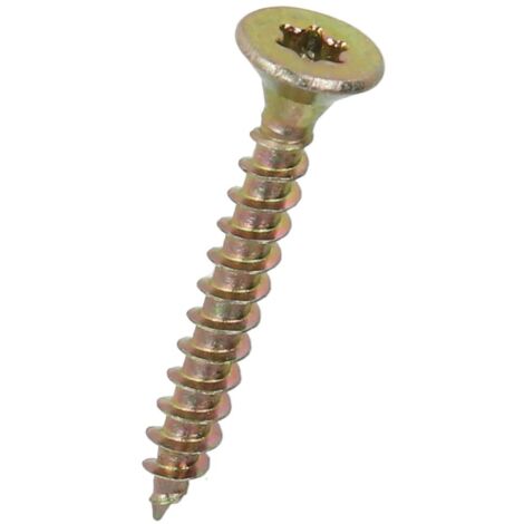 Vis pour panneaux d'aggloméré diam. 4 x 30 mm avec tête fraisée