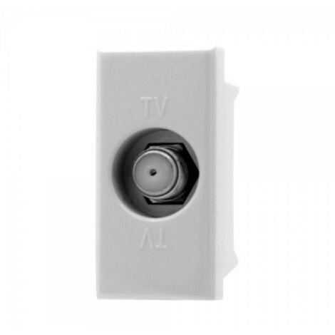 Vis Prise Tv Satellite Blanche Compatible Bticino Axolute