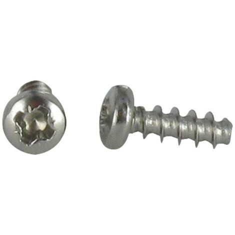 Vis pvc Tête cylindrique bombée TCB Pozi 3.5X10 Filet 30 Degrès Inox A2-1 pièce