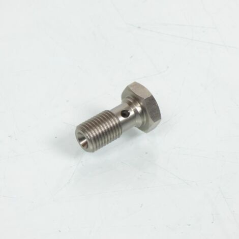 Vis raccord banjo durite frein inoxydable 3/8 24G pour moto