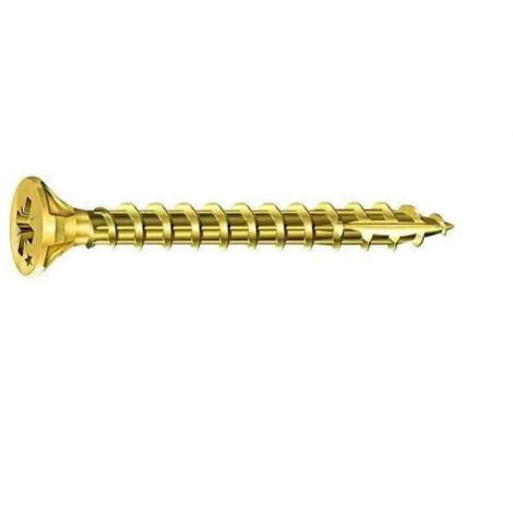Vis rocket minivybac pozidriv tête fraisée 4x35mm, 35 pièces.