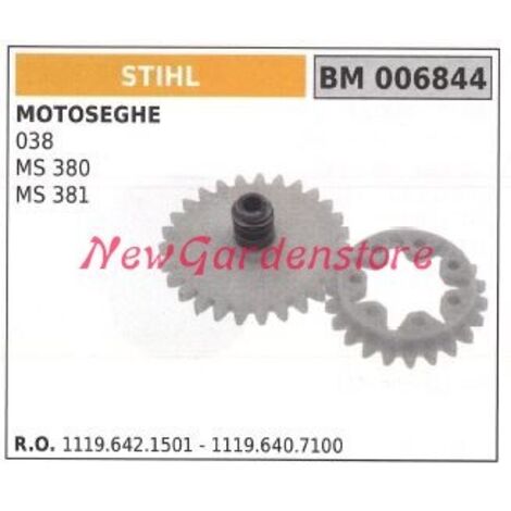 Vis sans fin pompe à huile STIHL moteur tronçonneuse 038 MS380 381 006844