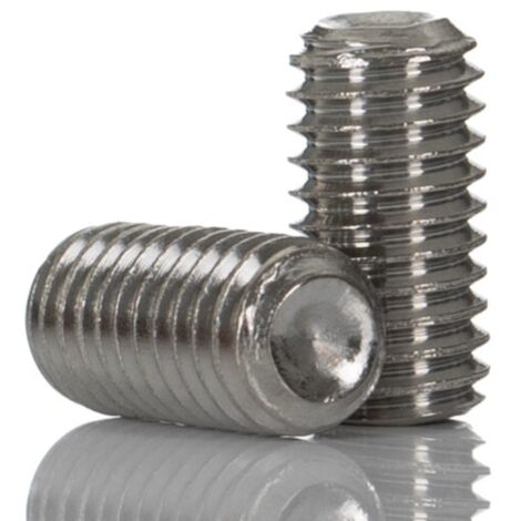 Vis sans tête, M3 x 3mm, tête Jeu de douilles hexagonales, en Acier Inoxydable Vis sans tête A2 304 ( Prix pour Sachet de 50 )