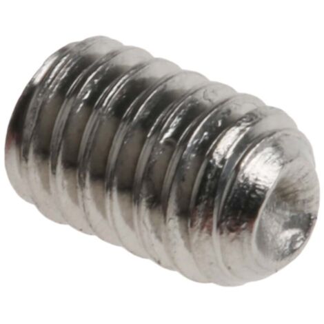 Vis sans tête, M4 x 6mm, tête Jeu de douilles hexagonales, en Acier Inoxydable Vis sans tête A2 304 ( Prix pour Sachet de 50 )
