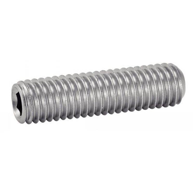 Vite senza testa a svaso esagonale cavo - Inox A2 6x6 mm - Confezione da 100