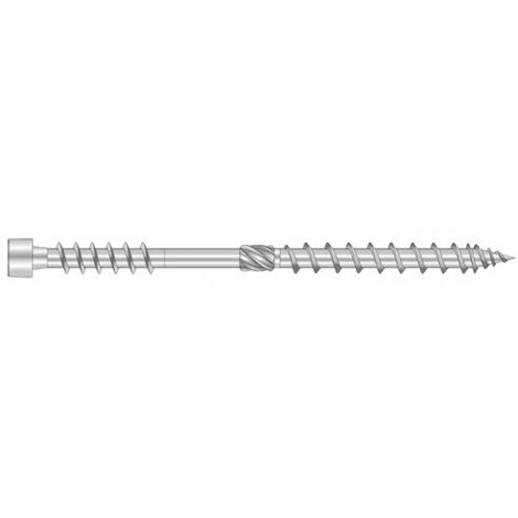 Vis sarking tête cylindrique double filetage - Acier zingué blanc - Torx 8.0X280 mm - T40 - Boîte de 50

Tornillo sarking con cabeza cilíndrica de doble rosca - Acero galvanizado blanco - Torx 8.0X280