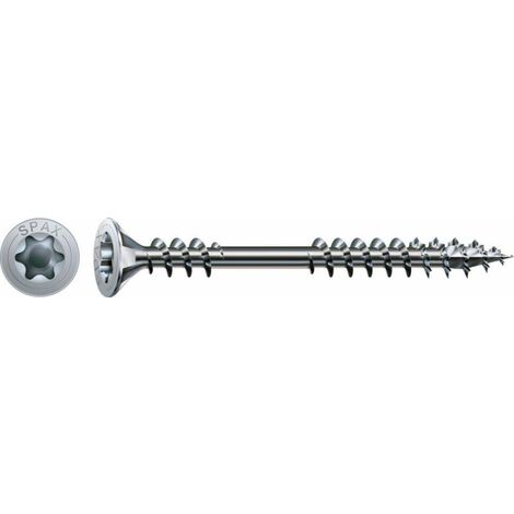 Spax – Vis de pose 4,5 x 80 mm – Lot de 200 pièces – Filetage de fixation T-STAR plus T20 – WIROX – 541010450805