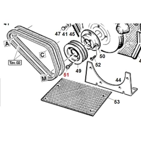 Vis TCEI M10x20 UNI5931 TURBO1 TURBO2 ORIGINAL GIANNI FERRARI 00.90.07.0080
