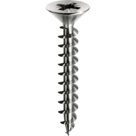 Vis terrasse inox panelvit tête fraisée empreinte pz - Diamètre : 5 mm - Filetage : Total - Longueur : 50 mm - MUSTAD