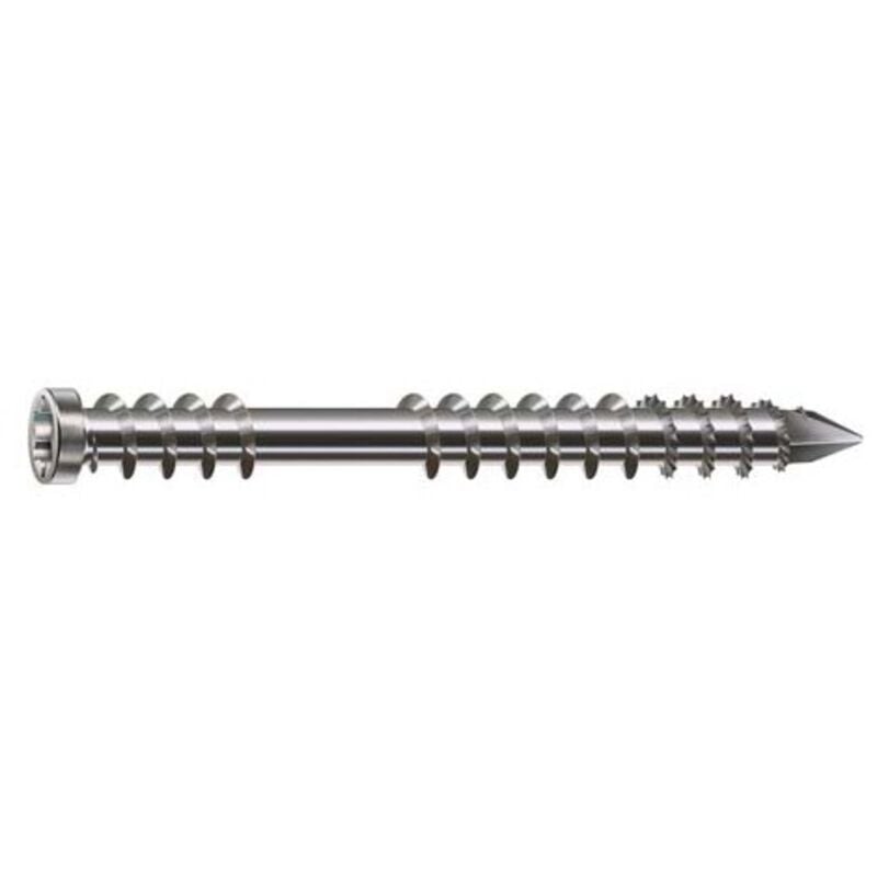 Vis terrasse tete cylindrique Torx Spax ZylKo T-Star plus 5,5x50/22,5 A4 Fixgw (Par 200)