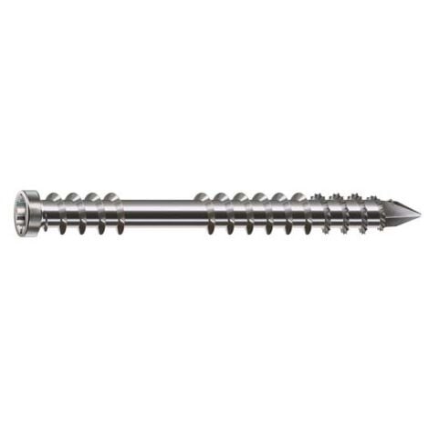 Vis terrasse tete cylindrique Torx SPAX ZylKo T-Star plus 5,5x50/22,5 A4 Fixgw (Par 200)