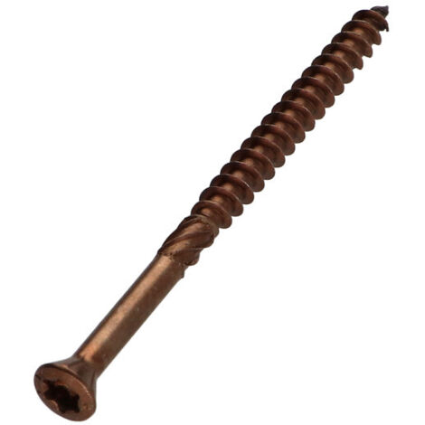 Vis terrasse bois résineux - Inox A2 - Torx 5x70mm - T25 - Boite de 300