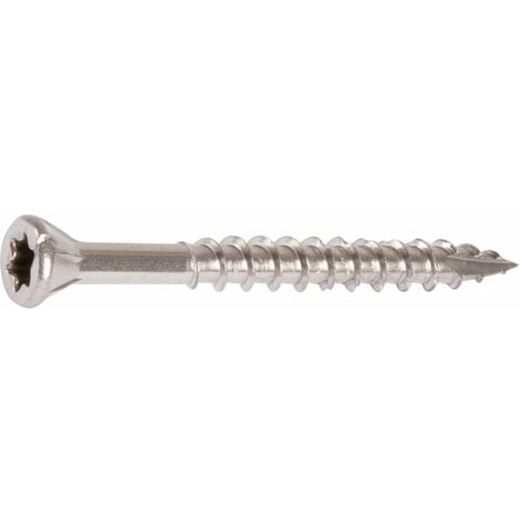 Lot de 100 vis torx /à t/ête frais/ée en acier inoxydable a2 /ø 5 x 120 mm tX25//70
