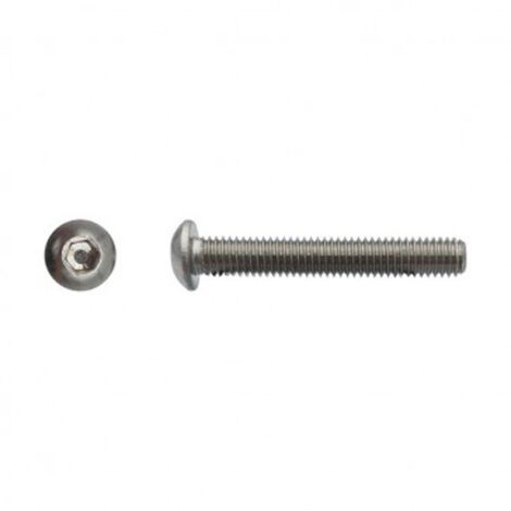 Vis tête bombée six pans creux (BHC) Inox A4 - 8 x 30 mm- Vendu par 100