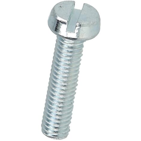Vis tête cylindrique fente M5 x 20 mm avec fente