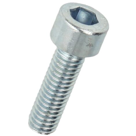 Vis tête cylindrique galvanisé M8 x16 mm 6 pans creux