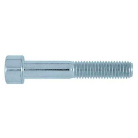 Vis tête cylindrique hexagonale creuse NOTRE SELECTION M4x25 mm acier 8.8 zingué blanc boîte 200