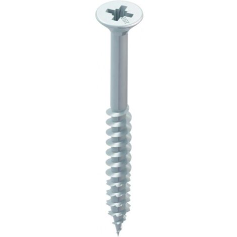 Vis tete fraisée, filetage partiel PZ - HECO-FIX-plus SeKo PZD6,0x150 zn-bl TG HP (Par 100)