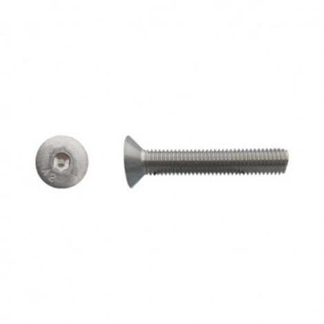 Vis tête fraisée six pans creux (FHC) DIN 7991 Inox A2 - 8 x 100 mm- Vendu par 50
