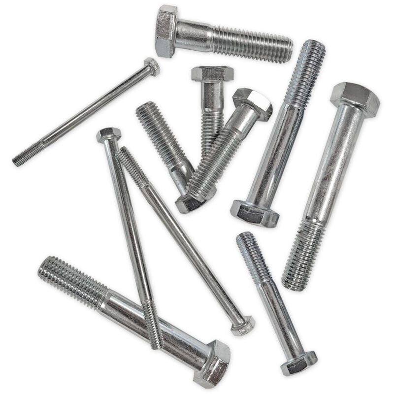 Vis métaux tête hexagonale din 931 classe 8.8 partiellement filetée - 10 x 70 mm (50 vis)