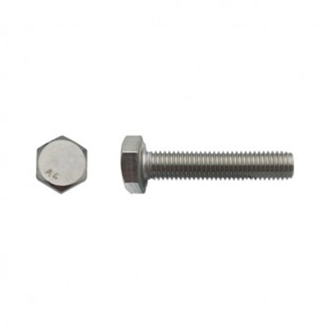Vis tête hexagonale totalement filetée Inox A4 - 4 x 40 mm- Vendu par 200