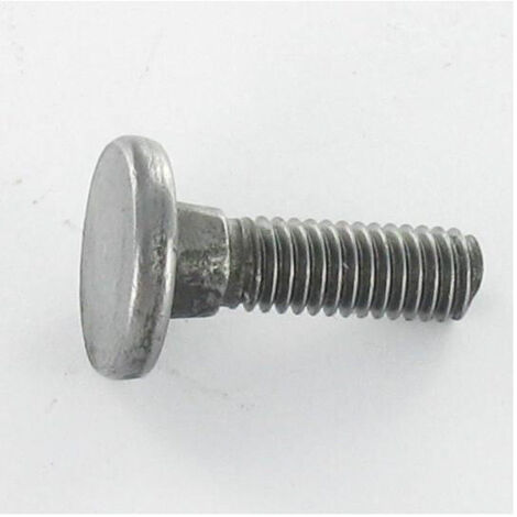 Vis Tête plate Collet carré M8X25 Filetage total Classe 8.8 Acier zingué-1 pièce