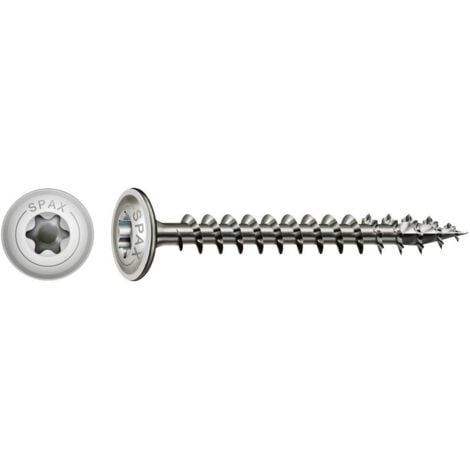 SPAX 0257000600605 Vis à bois 6 mm 60 mm T-STAR plus acier inoxydable A2 100 pc(s) V894483