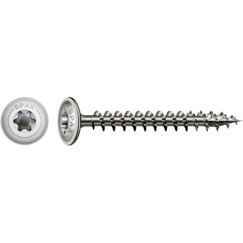 SPAX 0257000600605 Vis à bois 6 mm 60 mm T-STAR plus acier inoxydable A2 100 pc(s)