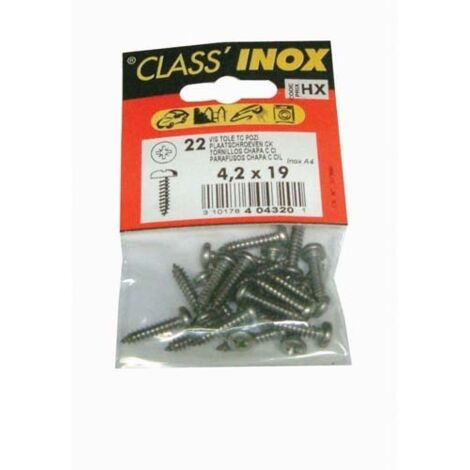 Vis Tôle Tc Pozi Inox 3.9x25 - Vynex