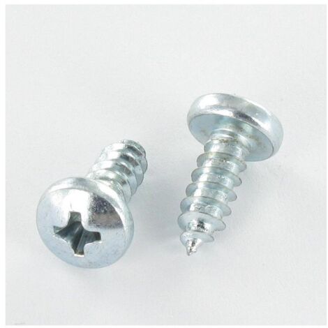 Vis tôle Tête cylindrique large Tête cylindrique bombée large TCBL Phillips de 3 6.3X16 Acier zingué-10 pièces