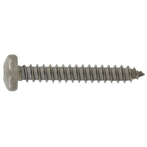 Vis tôle tête cylindrique pozi inox A2 3.5x16mm, 29 pièces