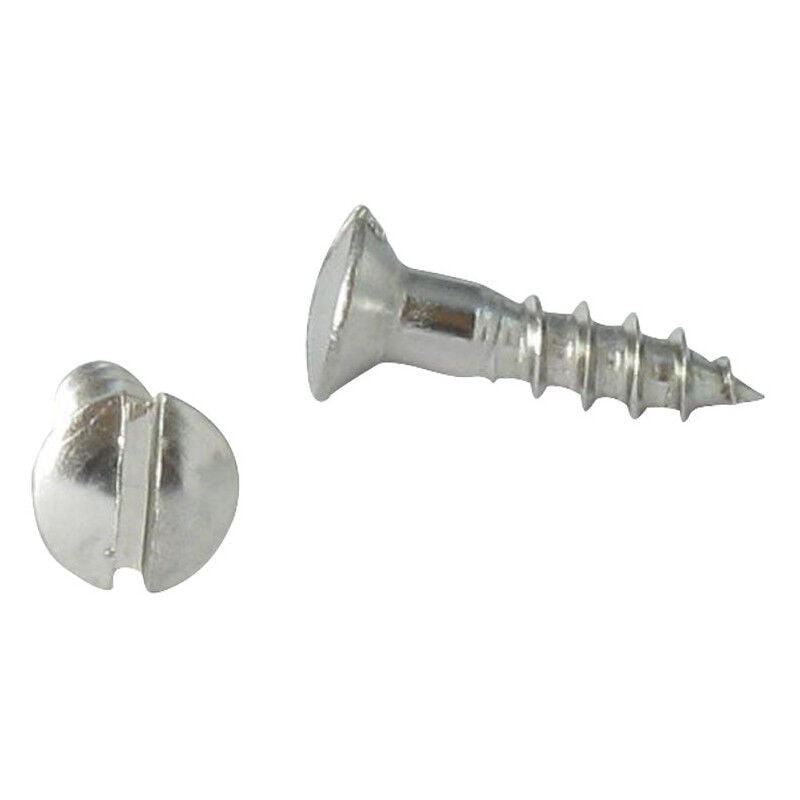 Vis bois Inox A2 Tête fraisée bombée TFB Fendue 5X30-200 pièces