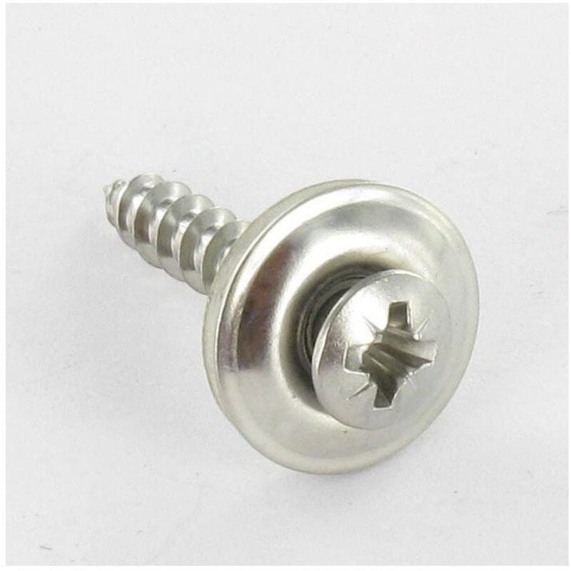 Vis pour faitage Tête fraisée bombée tfb Pozi Inox A2 Rondelle d'étanchéite avec joint néoprene epdm 4.5X45-200 pièces