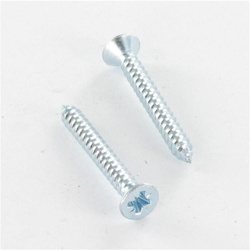 Vis tôle Tête fraisée TF Pozi 2.2X6.5 Acier zingué-1000 pièces