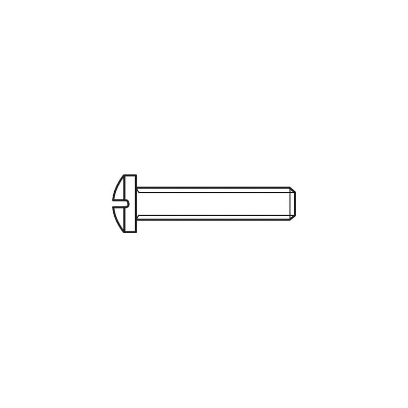 Vis à tête bombée Toolcraft 815381 100 pc(s) M3 16 mm tête bombée cruciforme philips acier din 7985