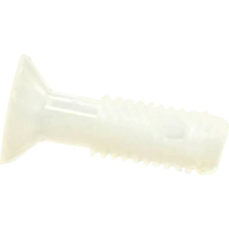Vis à tête fraisée Toolcraft 839966 10 pc(s) M3 10 mm tête fraisée cruciforme philips plastique, polyamide din 965