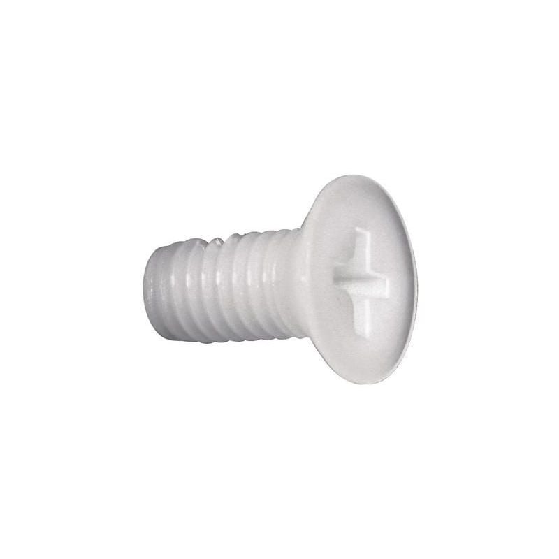 Toolcraft - vis à tête fraisée 839970 10 pc(s) M4 20 mm tête fraisée cruciforme philips plastique, polyamide din 965