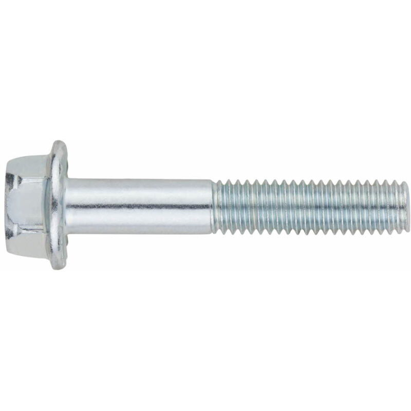 Index - 100 vis à tête hexagonale M12 x 45 mm à embase crantée 8.8, zingué