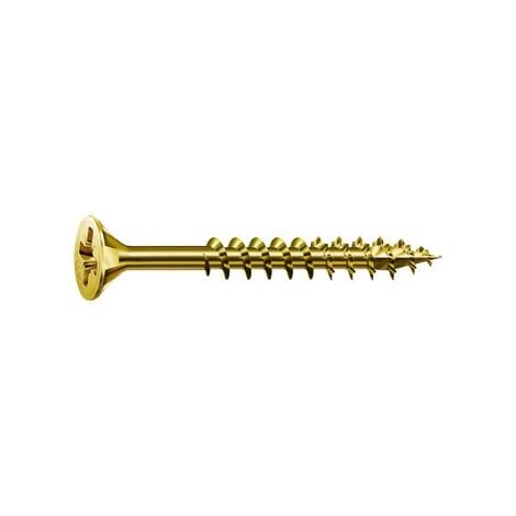 Vis universelle SPAX SeKo cruciforme Z 3,5x 35/23 galvanisé Jaune (Par 200)