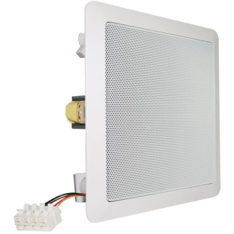 Visaton 50154 Lautsprecher DL 18/2 SQ 100V+8 Ohm weiß