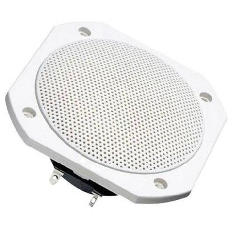 Visaton FRS 10 WP - 8 Ohm 4 pollici 10 cm Banda larga 20Hz-20kHz 25 W 8 Ω Bianco Altoparlante per sauna, altoparlante d