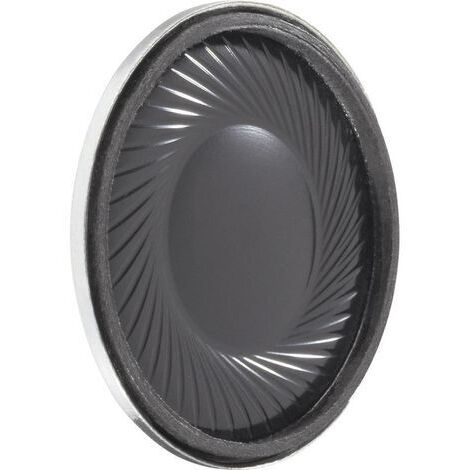 Visaton K 28 WP - 50 Ohm 1.1 pouces 2.8 cm Haut-parleur miniature 1 W 50 Ω noir membrane en plastique