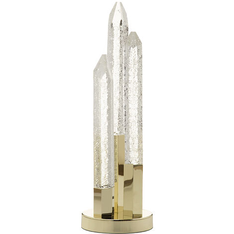 Visconte Krypto-Lampada Table Lamp Integrated LED 3 Light - Polished Gold