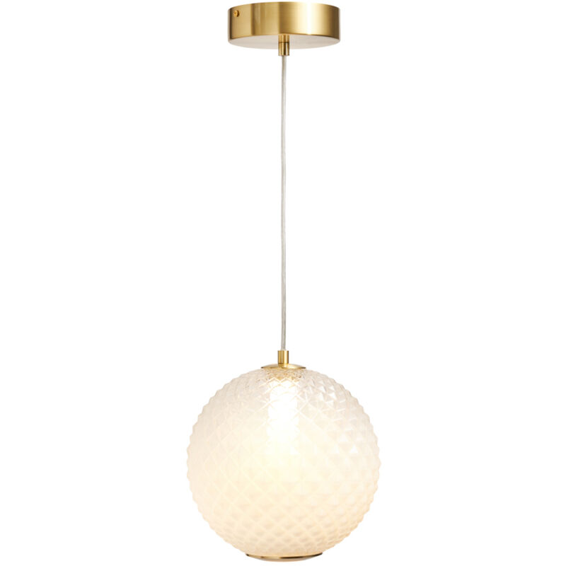 Image of Visconte Oskar Glass Ceiling Pendant Integrated&hellip;