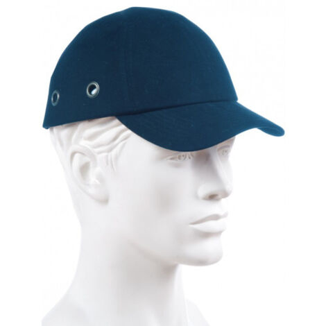 Visera-Casco deportiva, azul marino visera corta, EN812 SAFETOP