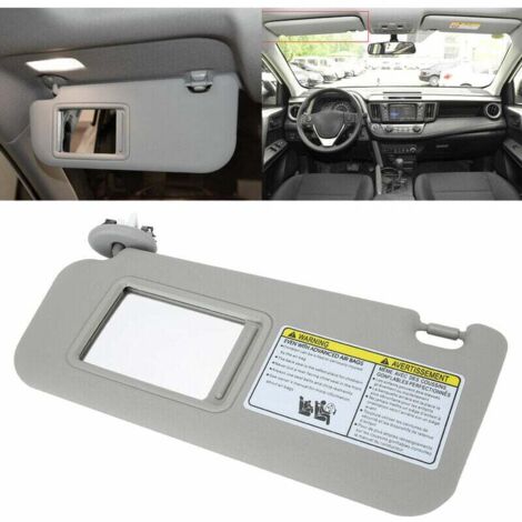 Visera KZQ para Toyota RAV4 2006, ABS estándar OEM, gris, lado izquierdo del conductor, 74320-42501-B2