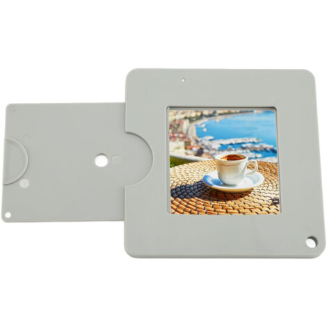 Viseur de Composition Artistique avec Mécanisme à Glissement - ABS Portable Isolateur de Couleurs pour Dessin, Peinture et Photographie