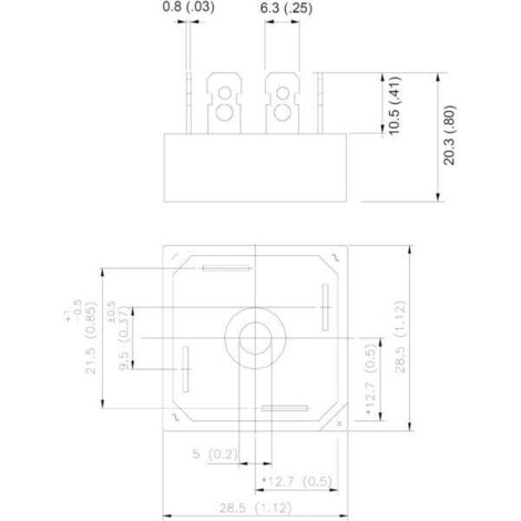 Vishay 36MB120A Ponte raddrizzatore D-34 1200 V 35 A Monofase