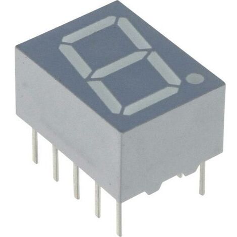 Vishay Afficheur 7 segments rouge 10 mm 1.8 V Nombre de chiffres: 1 S00282