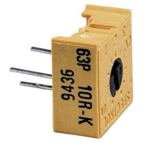 Vishay M63P104KB40 M63P104KB40 Trimmer di precisione lineare 0.5 W 100 kΩ 270 ° 300 ° 1 pz.
